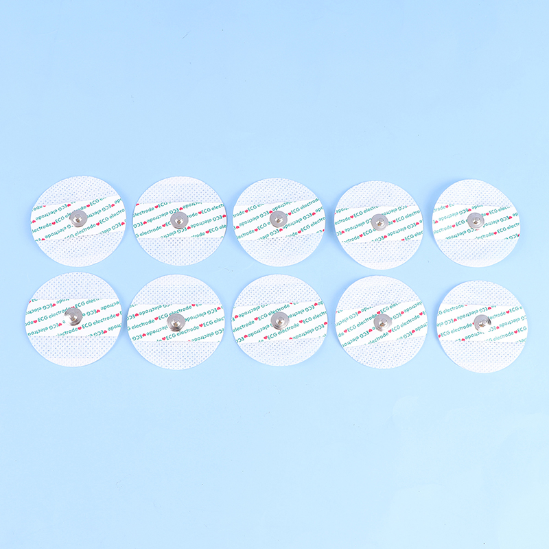 Ecg Patch Monitor - 10 Pcs Non-Woven ECG Electrode Pads