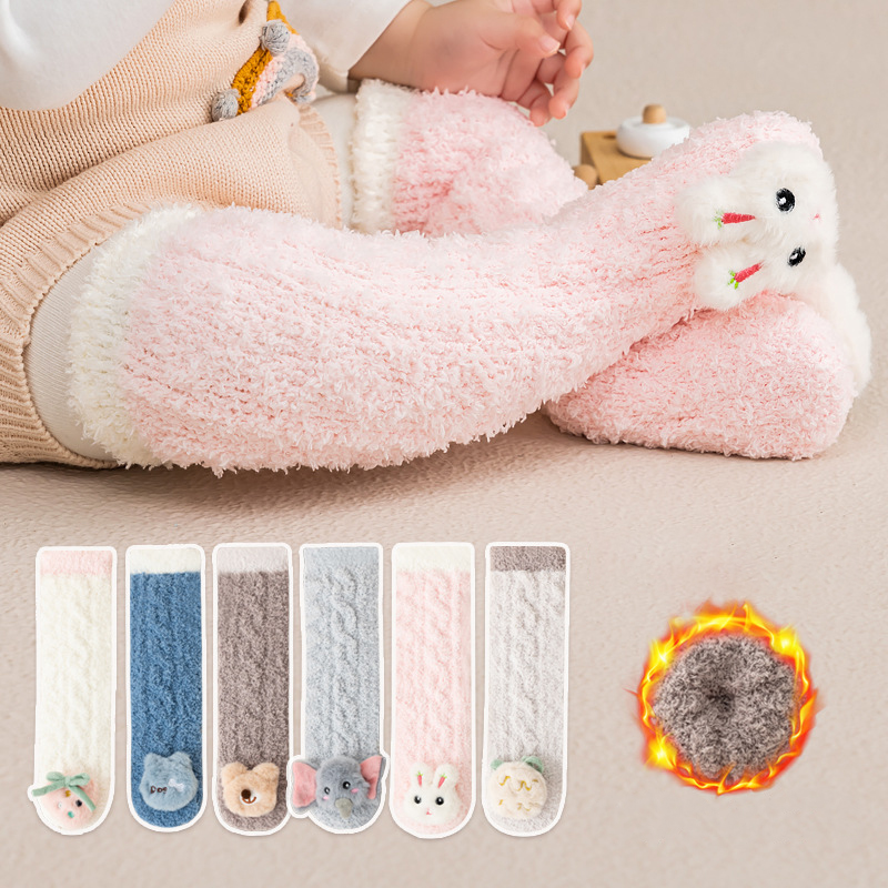 Coral Velvet Baby Long Socks N - Baby Sock Oximeter 评论和价格