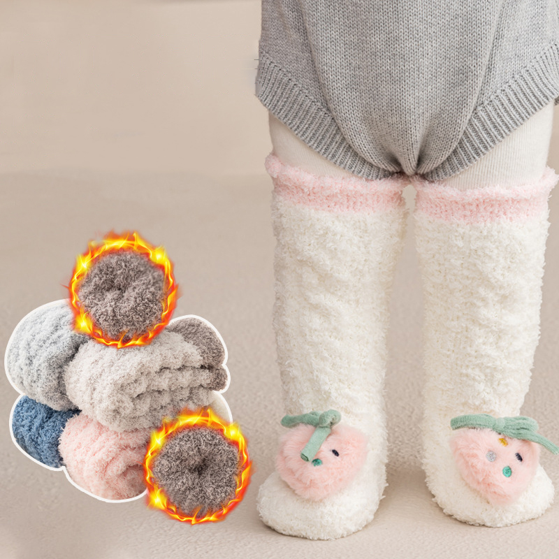 Coral Velvet Baby Long Socks N - Baby Sock Oximeter 评论和价格