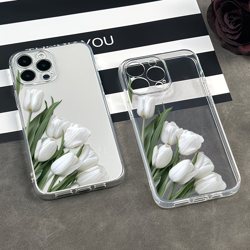 Tulip Printed Phone Case Case  - Apple Iphone 16 评论和价格
