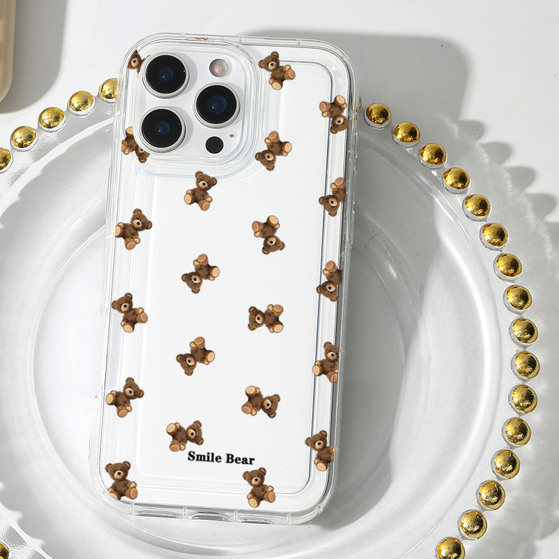 Flower Bear Print Phone Case f - Apple Iphone 16 评论和价格