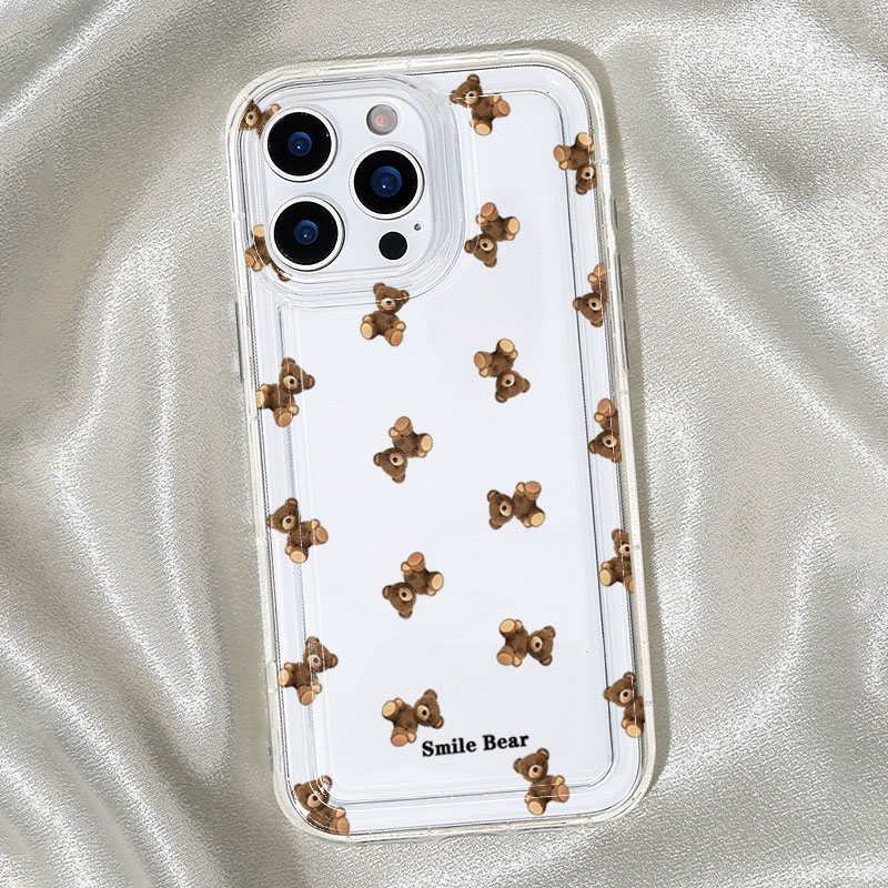 Flower Bear Print Phone Case f - Apple Iphone 16 评论和价格