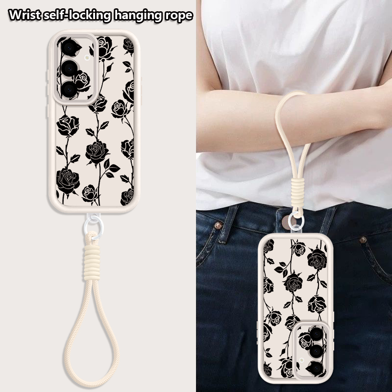 Flower Pattern Lanyard Phone C - Samsung Galaxy A55 评论和价格
